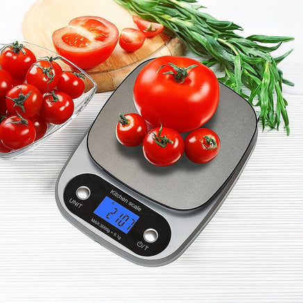 0.1g High Precision Kitchen Scale Rechargable Food Scale Digital 3KG Home & Garden Kings Warehouse