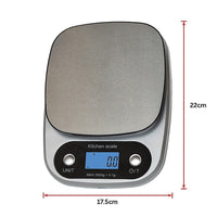 0.1g High Precision Kitchen Scale Rechargable Food Scale Digital 3KG Home & Garden Kings Warehouse