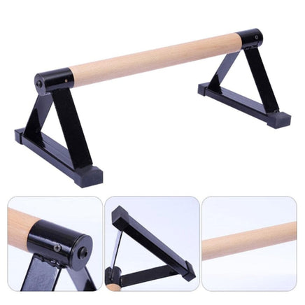 1 Pair Parallettes Set Push-up Parallel Bar Stretch Double Rod Stand Fitness Kings Warehouse