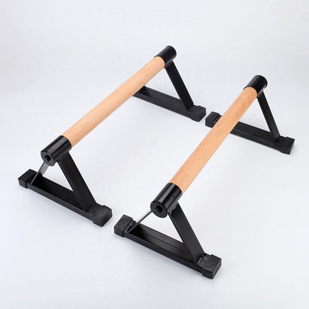 1 Pair Parallettes Set Push-up Parallel Bar Stretch Double Rod Stand Fitness Kings Warehouse