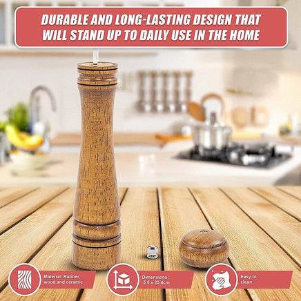 10" Manual Pepper Grinder Multipurpose Flavouring Bottle Cruet Kitchen Tools Home & Garden Kings Warehouse