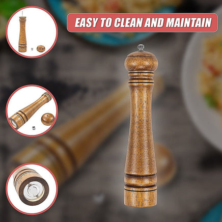 10" Manual Pepper Grinder Multipurpose Flavouring Bottle Cruet Kitchen Tools Home & Garden Kings Warehouse