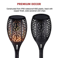 10 Pack Solar Torch Lights 96 LED Flickering Lighting Dancing Flame Garden Lamp Home & Garden Kings Warehouse