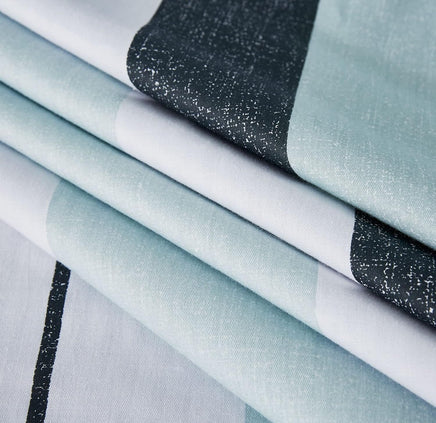 100% Cotton Nathan Reversible Printed Quilt Cover Set - King Size Home & Garden Kings Warehouse