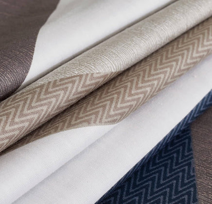 100% Cotton Oliver Reversible Printed Quilt Cover Set - King Size Home & Garden Kings Warehouse