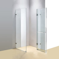 1000 x 900mm Frameless 10mm Glass Shower Screen By Della Francesca Kings Warehouse