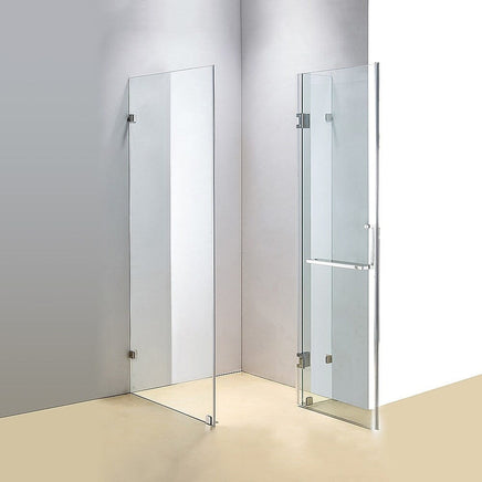 1000 x 900mm Frameless 10mm Glass Shower Screen By Della Francesca Kings Warehouse