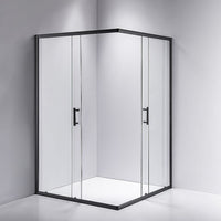 1000 x 900mm Sliding Door Nano Safety Glass Shower Screen By Della Francesca Furniture Kings Warehouse