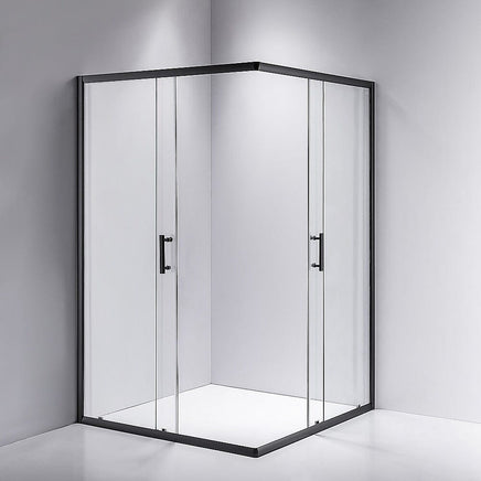 1000 x 900mm Sliding Door Nano Safety Glass Shower Screen By Della Francesca Furniture Kings Warehouse