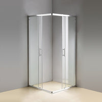 1000 x 900mm Sliding Door Nano Safety Glass Shower Screen By Della Francesca Furniture Kings Warehouse