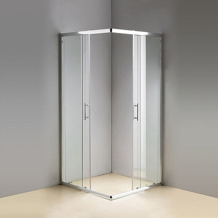 1000 x 900mm Sliding Door Nano Safety Glass Shower Screen By Della Francesca Furniture Kings Warehouse
