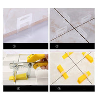 1000x Tile Leveling System Clips Levelling Spacer Tiling Tool Floor Wall 1.5 Kings Warehouse