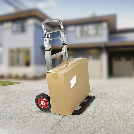 100kg Trolley Folding Hand Truck Sack Barrow Tools Kings Warehouse