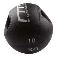 10kg Double-Handled Rubber Medicine Core Ball Sports & Fitness Kings Warehouse
