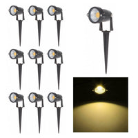 10PCS 12V LED Waterproof Outdoor Garden Spotlights Landscape Light Flood Lights Kings Warehouse
