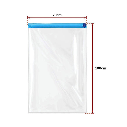 10X Jumbo Vacuum Storage Bags – Space Saver Seal Bags for Clothes, Bedding, Blankets & Travel Organisation Home & Garden Kings Warehouse