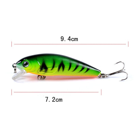10x Popper Poppers 7.2cm Fishing Lure Lures Surface Tackle Fresh Saltwater Kings Warehouse