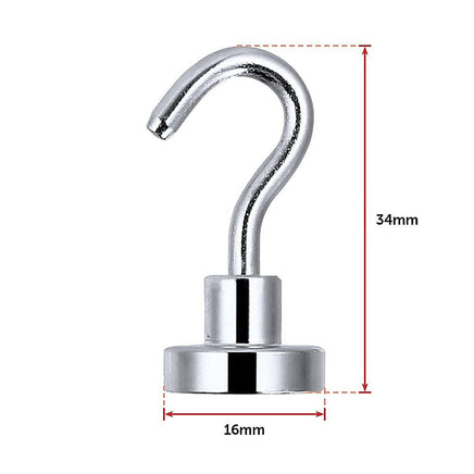 10x Strong Rare Earth N38 Neodymium Magnetic Hanger Holder 10kg Magnet Hooks Home & Garden Kings Warehouse