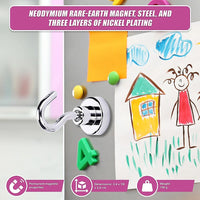 10x Strong Rare Earth N38 Neodymium Magnetic Hanger Holder 10kg Magnet Hooks Home & Garden Kings Warehouse