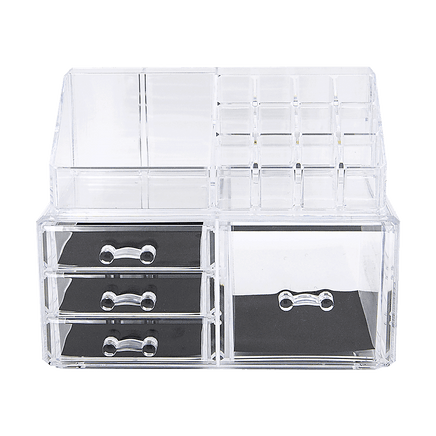 11 Drawers Clear Acrylic Tower Organiser Cosmetic jewellery Luxury Storage Cabinet Health & Beauty Kings Warehouse