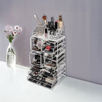 11 Drawers Clear Acrylic Tower Organiser Cosmetic jewellery Luxury Storage Cabinet Health & Beauty Kings Warehouse