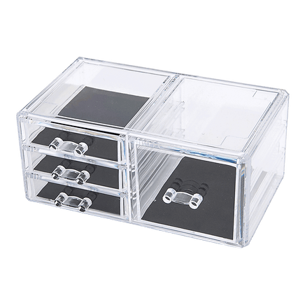 11 Drawers Clear Acrylic Tower Organiser Cosmetic jewellery Luxury Storage Cabinet Health & Beauty Kings Warehouse