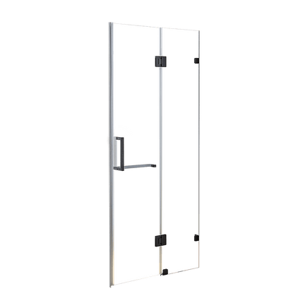 110 x 200cm Wall to Wall Frameless Shower Screen 10mm Glass By Della Francesca Kings Warehouse