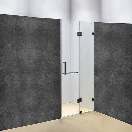 110 x 200cm Wall to Wall Frameless Shower Screen 10mm Glass By Della Francesca Kings Warehouse
