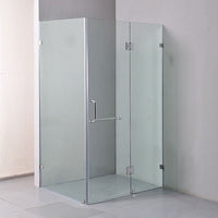 1100 x 900mm Frameless 10mm Glass Shower Screen By Della Francesca Kings Warehouse