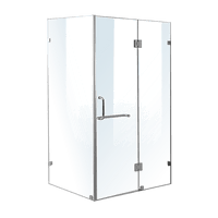 1100 x 900mm Frameless 10mm Glass Shower Screen By Della Francesca Kings Warehouse