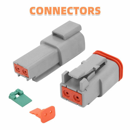 117PCS Deutsch Kit DT 2 Way Series Connector Plug Waterproof Auto Marine DT 2Pin Home & Garden Kings Warehouse