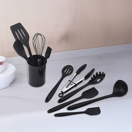 11pcs Kitchen Utensil Set Silicone Heat-Resistant Non-Stick Kitchen Utensils kit Home & Garden Kings Warehouse