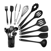 11pcs Kitchen Utensil Set Silicone Heat-Resistant Non-Stick Kitchen Utensils kit Home & Garden Kings Warehouse