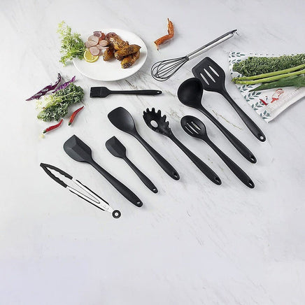 11pcs Kitchen Utensil Set Silicone Heat-Resistant Non-Stick Kitchen Utensils kit Home & Garden Kings Warehouse