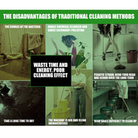 12 in 1 Multi Foldable Steam Mop Handheld Floor Steamer Carpet Cleaning Cleaner Baby & Kids Kings Warehouse