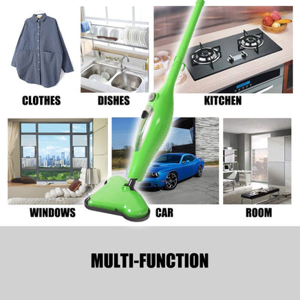 12 in 1 Multi Foldable Steam Mop Handheld Floor Steamer Carpet Cleaning Cleaner Baby & Kids Kings Warehouse