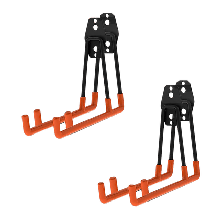 12-Pack Wall Mount Garage Hooks Tool Storage Workshop Organiser Heavy Duty Steel Home & Garden Kings Warehouse