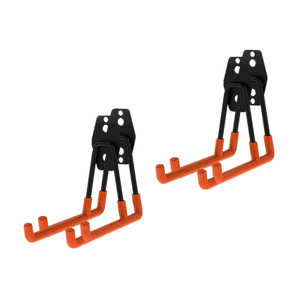 12-Pack Wall Mount Garage Hooks Tool Storage Workshop Organiser Heavy Duty Steel Home & Garden Kings Warehouse