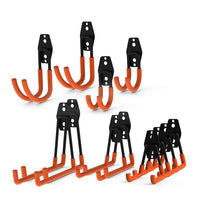 12-Pack Wall Mount Garage Hooks Tool Storage Workshop Organiser Heavy Duty Steel Home & Garden Kings Warehouse