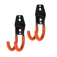 12-Pack Wall Mount Garage Hooks Tool Storage Workshop Organiser Heavy Duty Steel Home & Garden Kings Warehouse