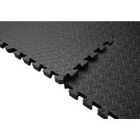 12 Tiles EVA Rubber Foam Gym Mat 60cm x 60cm 2.5cm Fitness Flooring Kings Warehouse 