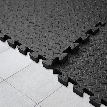 12 Tiles EVA Rubber Foam Gym Mat 60cm x 60cm 2.5cm Fitness Flooring Sports & Fitness Kings Warehouse
