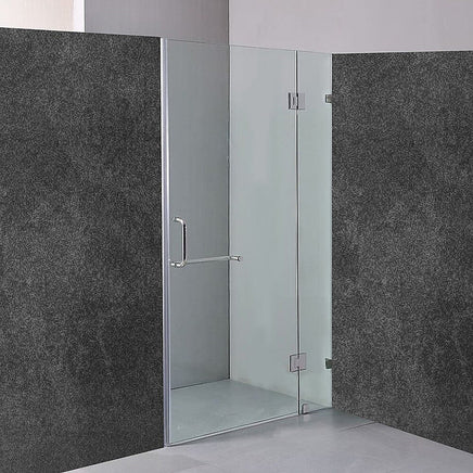 120 x 200cm Wall to Wall Frameless Shower Screen 10mm Glass By Della Francesca Kings Warehouse