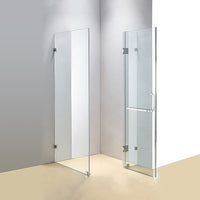 1200 x 900mm Frameless 10mm Glass Shower Screen By Della Francesca Kings Warehouse
