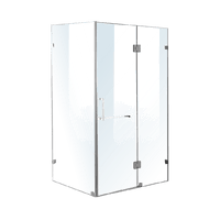 1200 x 900mm Frameless 10mm Glass Shower Screen By Della Francesca Kings Warehouse