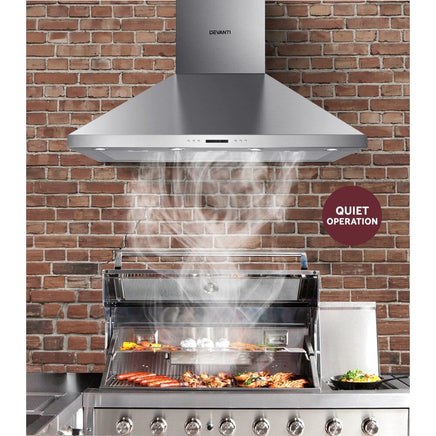 1200mm Commercial BBQ Rangehood - Silver Appliances Stocktake Sale Kings Warehouse