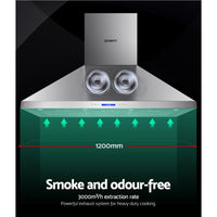 1200mm Commercial BBQ Rangehood - Silver Appliances Stocktake Sale Kings Warehouse