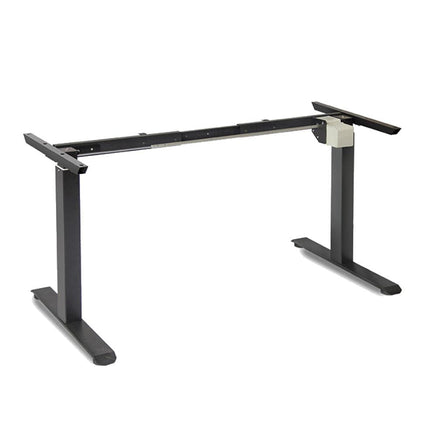 120cm Standing Desk Height Adjustable Sit Grey Stand Motorised Dual Motors Frame Birch Top Furniture Kings Warehouse