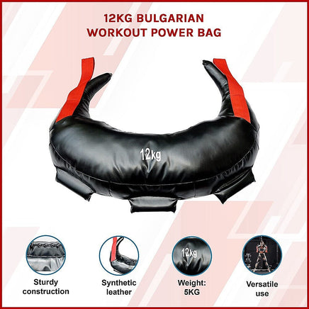 12kg Bulgarian Workout Power Bag Sports & Fitness Kings Warehouse
