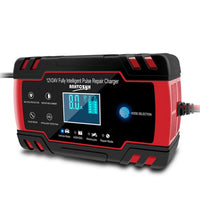 12V/24V Car Battery Charger Smart Trickle Repair Caravan Motorcycle Boat GEL/AGM Kings Warehouse